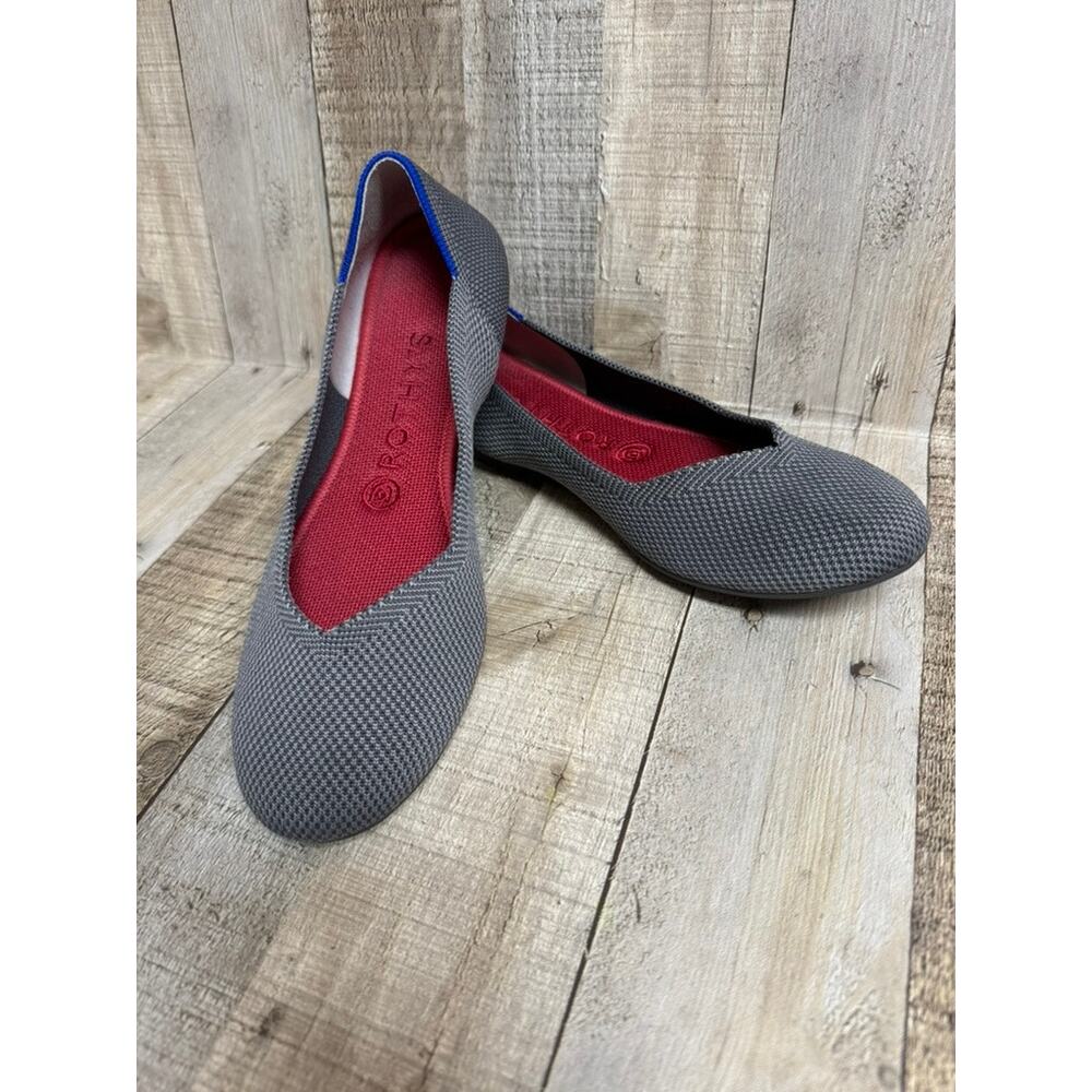 Rothy's Round Toe Flat in Gray Women's Size 8
